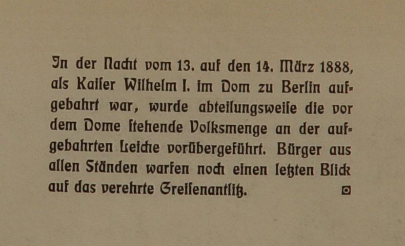 Kaiser Wilhelm I Berlin Dom Preußen Garde Uniform Lange Kerls 1888 