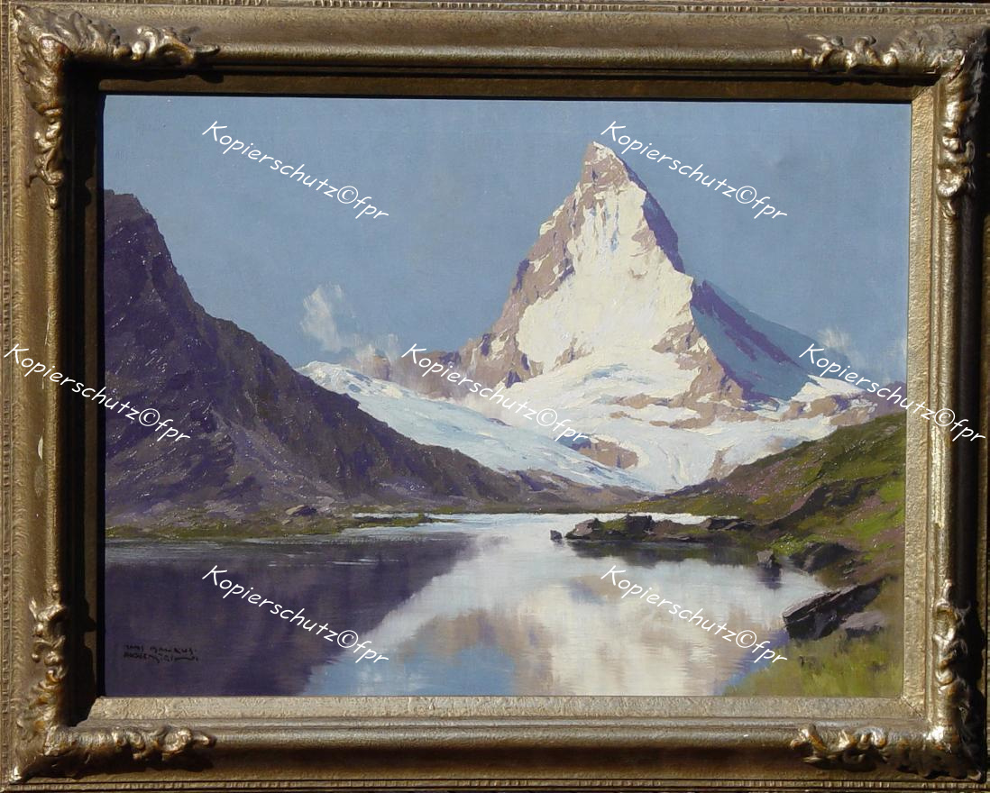 Hans Maurus Matterhorn Riffelsee Monte Cervino Mont Cervin Zermatt 